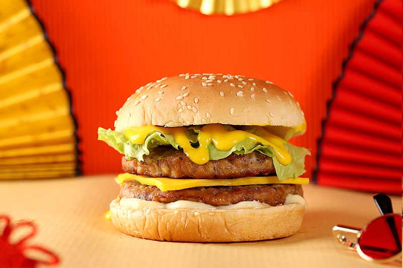 凡仔双层牛肉芝士堡